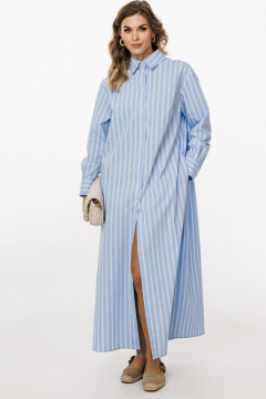 Платье EOLA 3026 голубой_в_полоску - фото 4