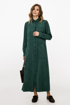 Платье EOLA 3027 т.изумруд - фото 2