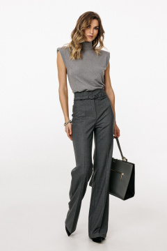 Брюки EOLA 3038.1 серый_меланж - фото 2