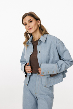 Блуза EOLA 3042.1 голубой - фото 4