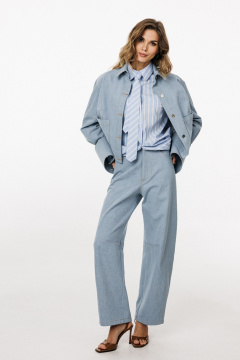 Брюки EOLA 3043.5 голубой - фото 2