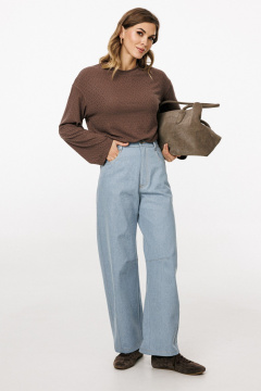 Брюки EOLA 3043.6 голубой - фото 4