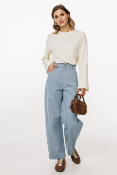 Брюки EOLA 3043.10 голубой - фото 3