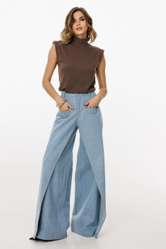 Брюки EOLA 3044 голубой - фото 4