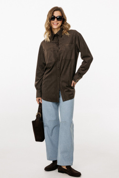 Блуза EOLA 3051 шоколад - фото 2