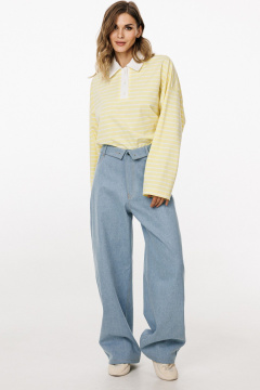 Джемпер EOLA 3052 лимонный_в_полоску - фото 4