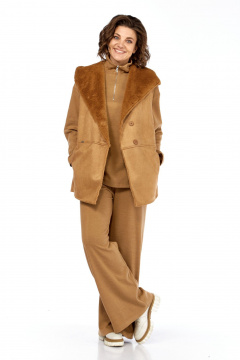 Брюки, джемпер, жилет Диомант 2127 коричневый - фото 3