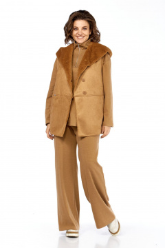 Брюки, джемпер, жилет Диомант 2127 коричневый - фото 1