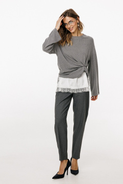 Джемпер EOLA 3059 серый - фото 4