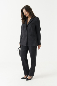 Брюки Панда 194160w темно-серый - фото 4