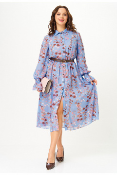 Платье Твой имидж 2344 небесно_голубой - фото 4