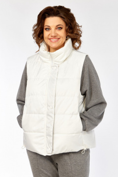 Жилет Диомант 2136 белый - фото 4