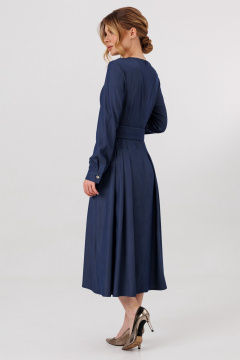 Платье Faufilure C1799 синий - фото 3