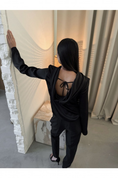 Блуза THE.WOMAN 0410 черный - фото 4