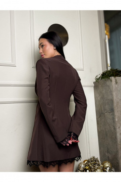 Платье THE.WOMAN 0403 шоколадный - фото 3