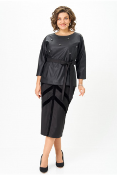 Юбка Andina city 1024-25 черный - фото 2