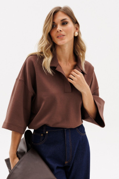 Джемпер EOLA 2964  шоколад - фото 5