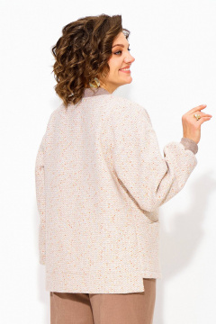 Жакет Liliana 1342 жемчужное_капучино - фото 3