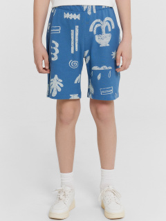 Шорты Mark Formelle 133351/24-27234П-11 узоры_на_пепельно_синем - фото 1