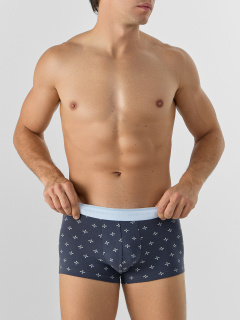 Трусы Mark Formelle 411124-4/25-5139Ц-5 треугольники_на_т.сером_св.серый_узор_сетка_на_т.с - фото 1