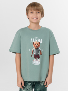 Футболка, шорты Mark Formelle 563327/25-40736ПП-0 зеленая_пастель_милитари_3_сл_на_пол - фото 1