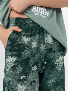 Футболка, шорты Mark Formelle 563327/25-40736ПП-0 зеленая_пастель_милитари_3_сл_на_пол - фото 3
