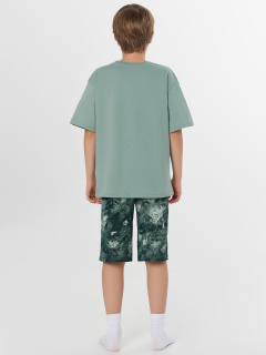 Футболка, шорты Mark Formelle 563327/25-40738ПП-0 зеленая_пастель_милитари_3_сл_на_пол - фото 2