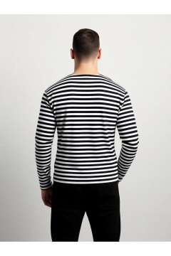 Джемпер Бобруйсктрикотаж 65323 черно-белый - фото 4