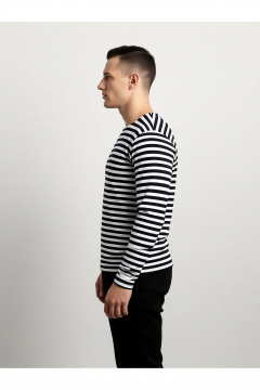 Джемпер Бобруйсктрикотаж 65323 черно-белый - фото 3