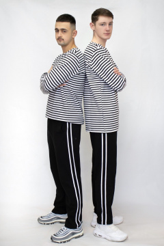 Джемпер Бобруйсктрикотаж 65323 черно-белый - фото 2