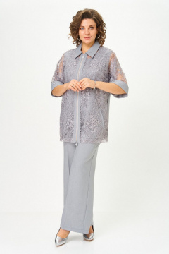 Брюки, кардиган, топ Svetlana-Style 2119 серый - фото 2