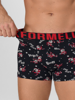 Трусы Mark Formelle 411228/25-5103П-5Н Деды_морозы_на_черном - фото 3
