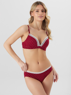 Бюстгальтер Mark Formelle 512503/25-37841Ц-1 сердечки_на_т.красном - фото 1