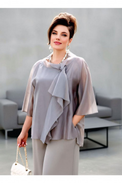 Блуза, брюки Vittoria Queen 27093 бежевый - фото 3