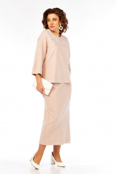 Джемпер, юбка Jurimex 3466 персик - фото 3