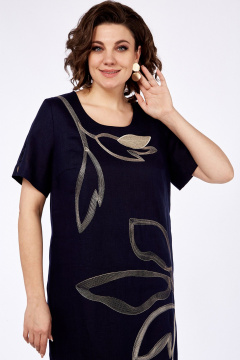 Платье Jurimex 3465 темно-синий - фото 4