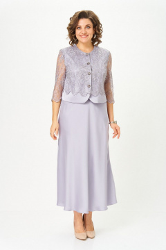 Жакет, юбка Svetlana-Style 2316 серебро - фото 1