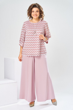 Блуза, брюки Romanovich Style 2-2892 пудровый - фото 1