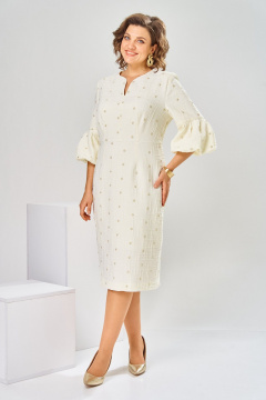 Платье Romanovich Style 1-2809 молочный-1 - фото 4