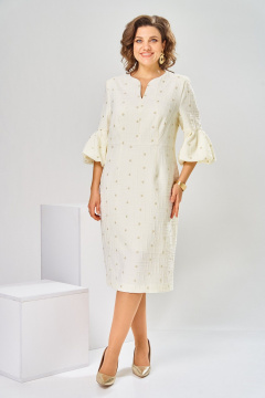 Платье Romanovich Style 1-2809 молочный-1 - фото 2