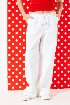 Брюки ELLETTO 2375 белый - фото 2