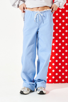 Брюки ELLETTO 2375 голубой - фото 3