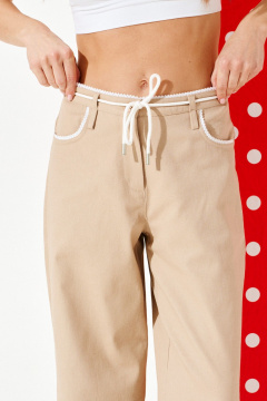 Брюки ELLETTO 2377 бежевый - фото 4