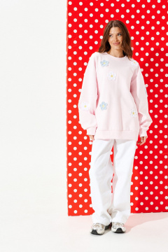 Свитшот ELLETTO 3946 розовый - фото 3