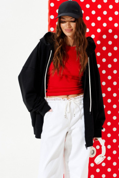 Толстовка ELLETTO 3952 черный - фото 5