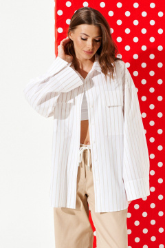 Блуза ELLETTO 3963 молочно-бежевый - фото 4