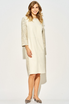 Платье Laikony L-524 экрю - фото 2