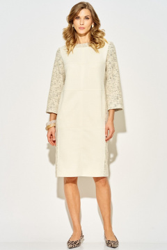 Платье Laikony L-524 экрю - фото 1