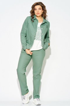 Брюки, джемпер, бомбер Fita 40113 зеленый - фото 3