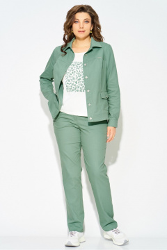 Брюки, джемпер, бомбер Fita 40113 зеленый - фото 2